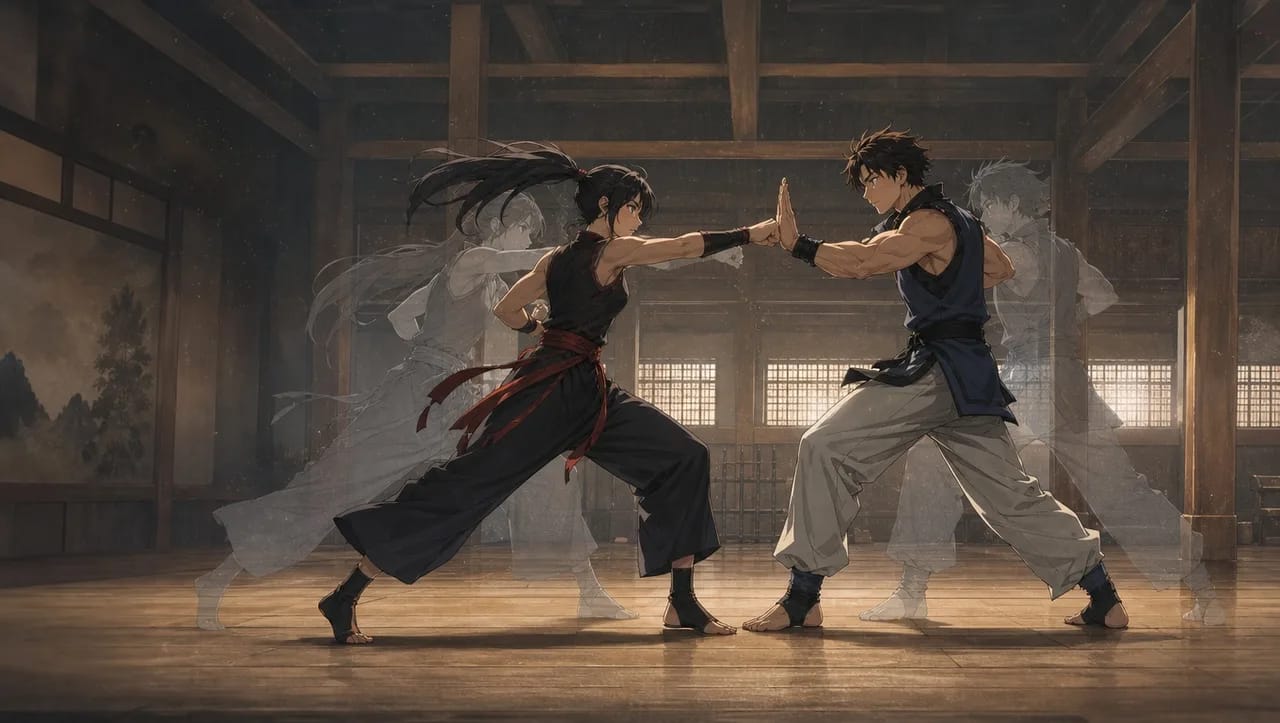 Fight Choreography From Mannequin Clips: How to Stage Two-Body Action for AI Anime