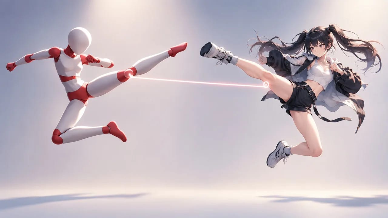 Mannequin Dance Reference: How to Turn a White-Model Clip into an AI Anime Dance Video