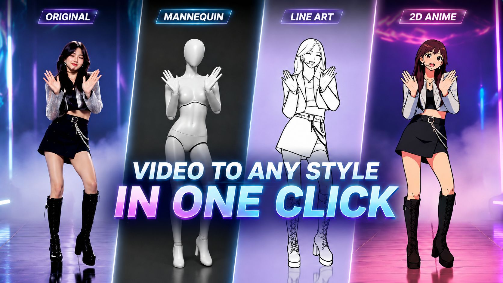 How to Rotoscope with AI: 4 Steps to Make Rotoscope Videos from Real Motion