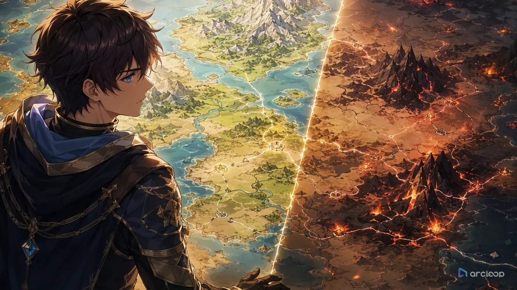 How to Draw an Anime World Map That Reads