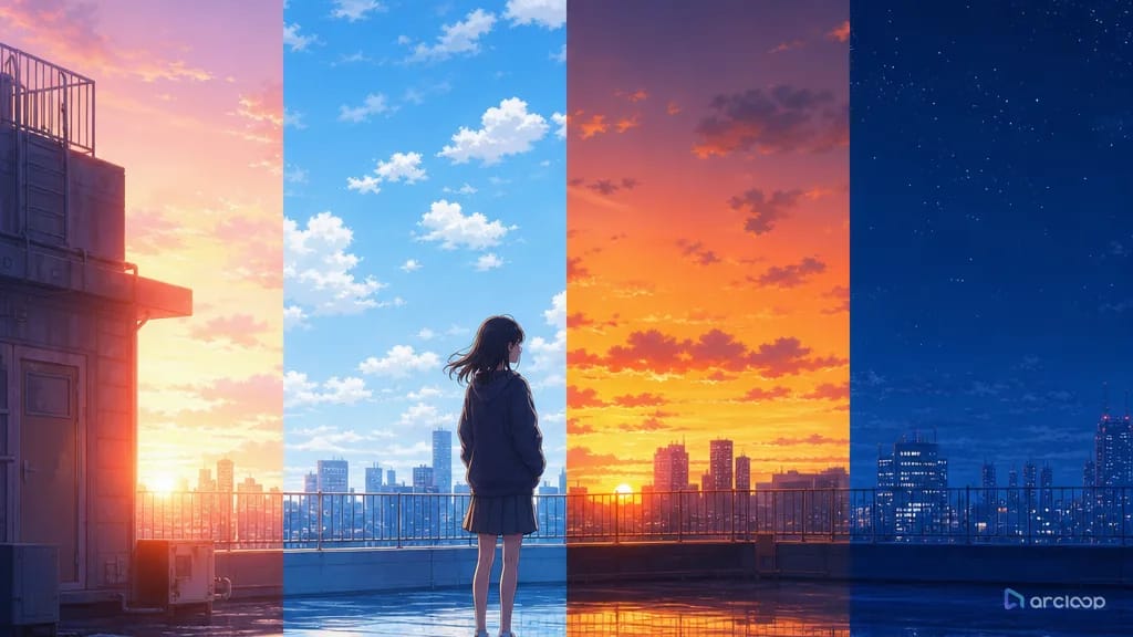 Dawn, Noon, Dusk, Night: How to Light One Scene in Four Temperatures