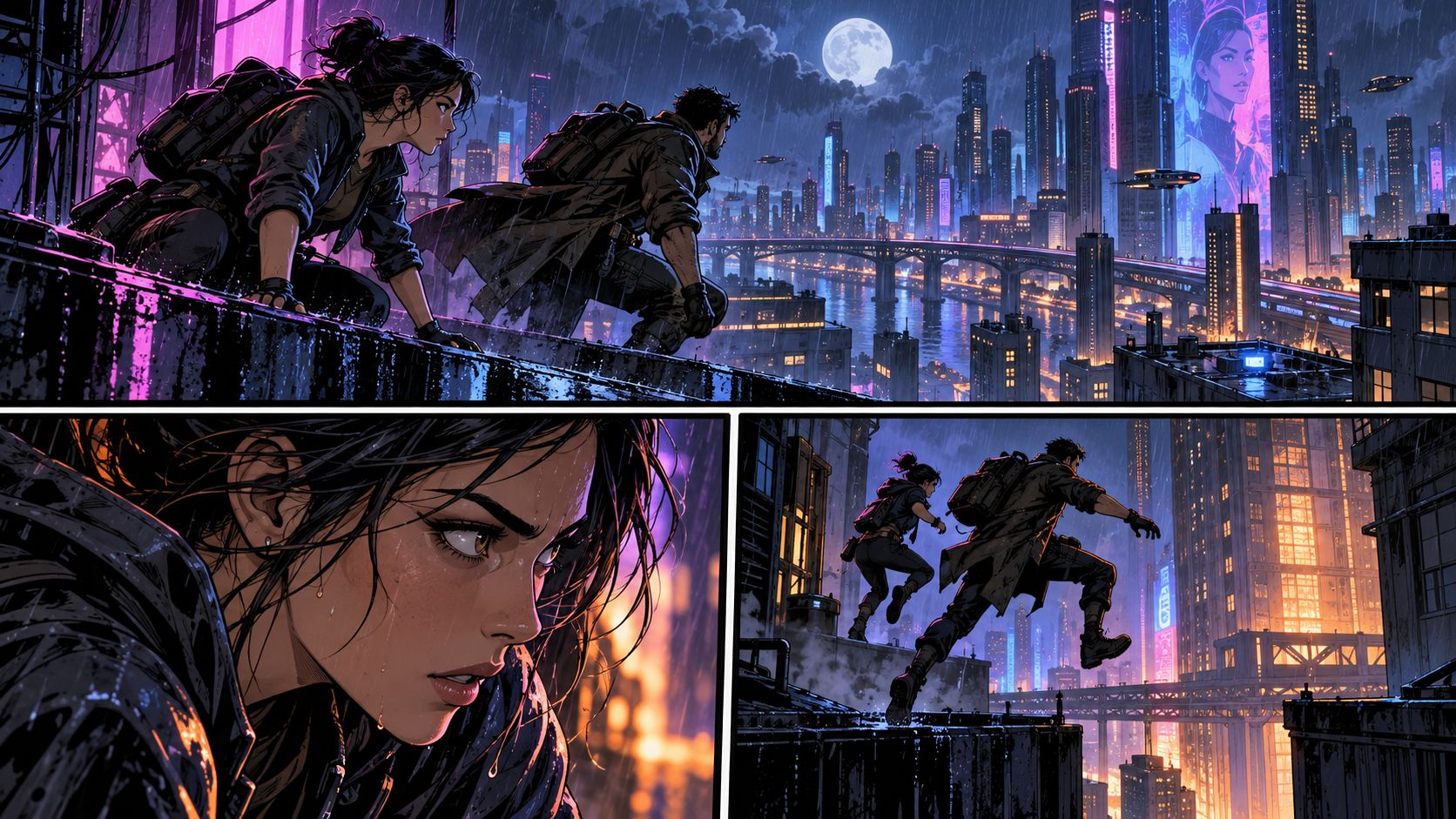 Create Comic Panels & Stories